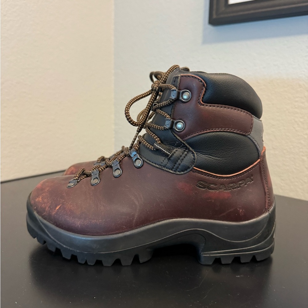Scarpa BXX 66002 Hiking Boots Brown Leather Vibram